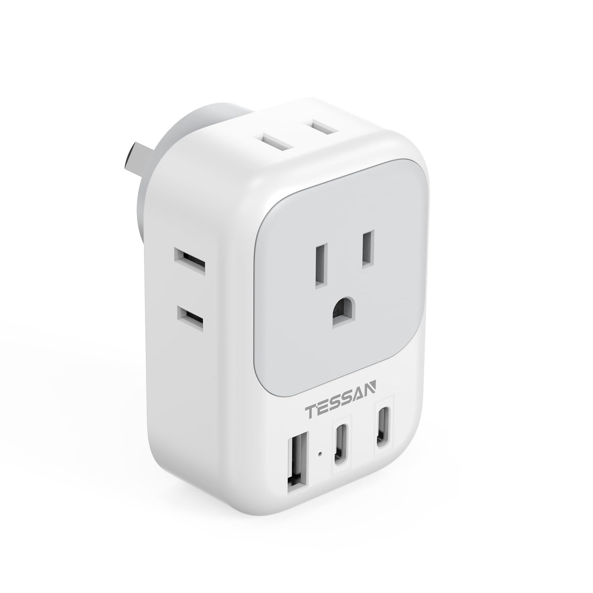 Adaptador de Viaje TESSAN Enchufe Australiano Corriente Argentina