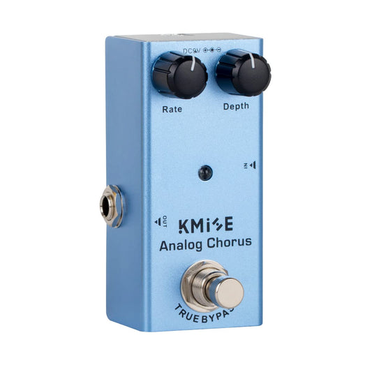 lotmusic Pedal de efectos de guitarra eléctrica Mini tipo único DC 9V True Bypass (Analog Chorus)