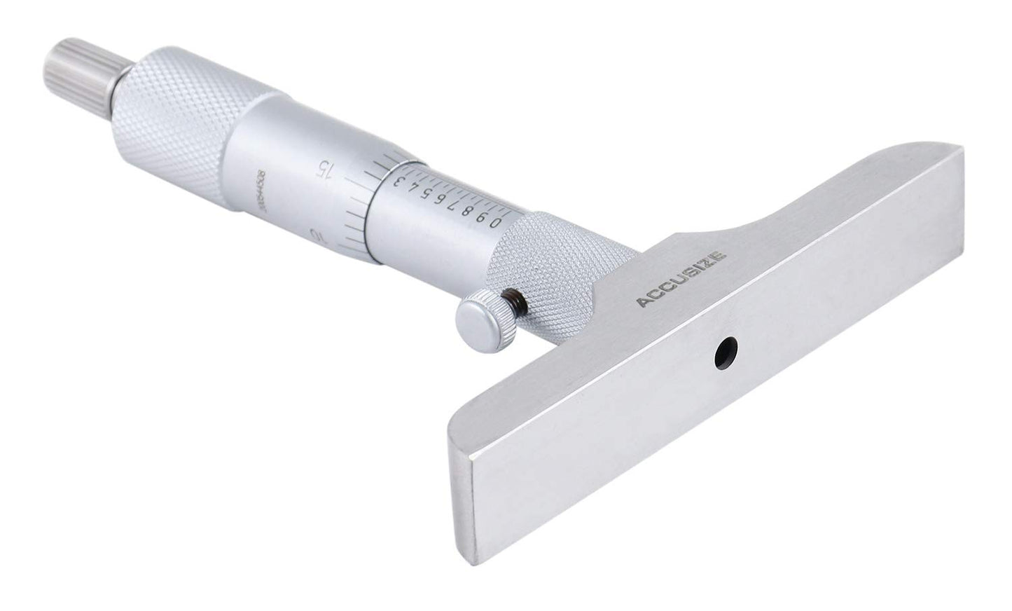 Micrómetro de Profundidad Accusize 0-6" x 4" con Juego de 6 Varillas