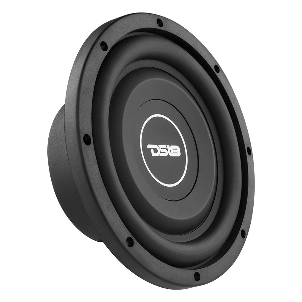 DS18 SRW8.4 8 Subwoofer para automóvil Poco Profundo - 300 vatios, Bobina de Voz única, 4 ohmios (1 Altavoz)