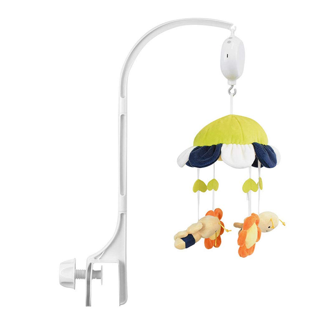 Brazo Móvil para Cuna de bebé de 61 Cm/24 Pulgadas, Brazo Móvil para Cuna, Colgador de Cuna Móvil para Cuna Niña (Blanco)