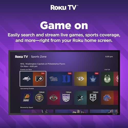 Hisense - Televisor inteligente Roku de 40 pulgadas clase A4 FHD 1080p con compatibilidad Alexa (40A4NR) - Dolby Audio, diseño de bisel delgado, Google Assistant