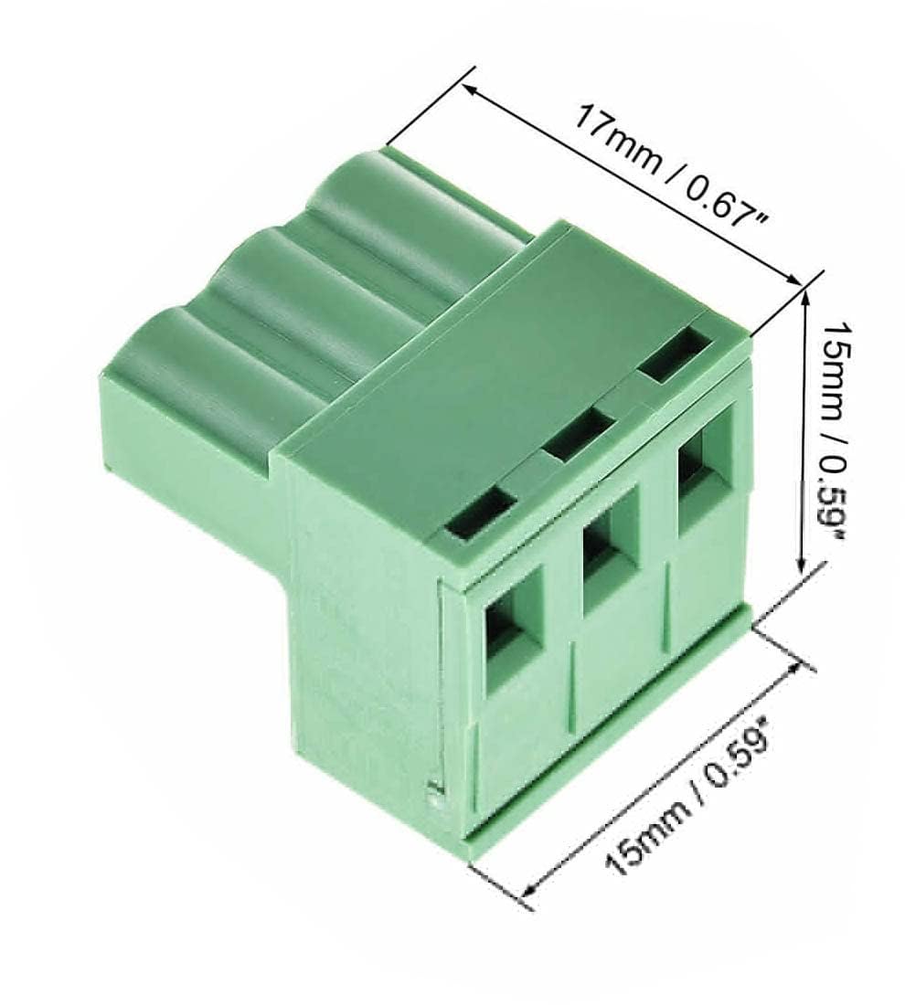 Conector de alimentación/enchufe para AudioControl Epicenter Plus Line Driver Matrix 3XS 2XS 6XS EQS DQL-8 / 12V Trigger Phoenix Connector/Clarion EQS560, EQS744, EQS746 / Crown CTs 2000, CTs 3000