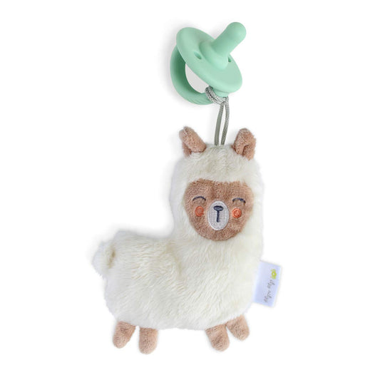 Itzy Ritzy - Juego de chupete y chupete (silicona), color verde