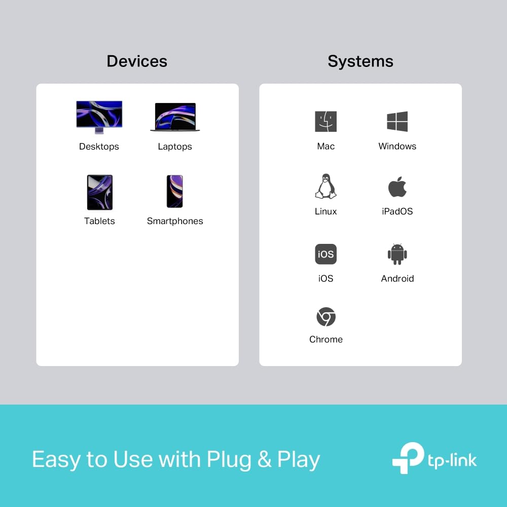 TP-Link Hub USB-C 5 en 1, HDMI 4K 60Hz, Carga Rápida PD 100W, Puertos USB-C 5Gbps y 2× USB-A, Plug & Play, Compatible con MacOS, Windows, Linux, iPadOS, iOS, Android, ChromeOS (UH5020C)