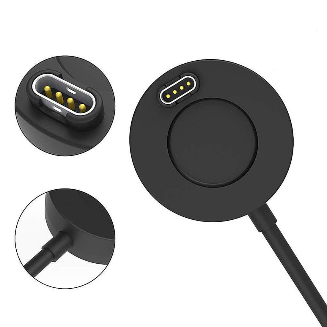 USTIYA Cargador para Garmin Fenix 8 E 7 7X 7s 6 6s 6X Pro Plus 5 5S 5X 5S Plus Forerunner 165/965/955/945/265/255/245,Vivoactive 3 4 4s,Venu 3/3s/2/sq2,Epix 2 Instinct Smart Watch Cable