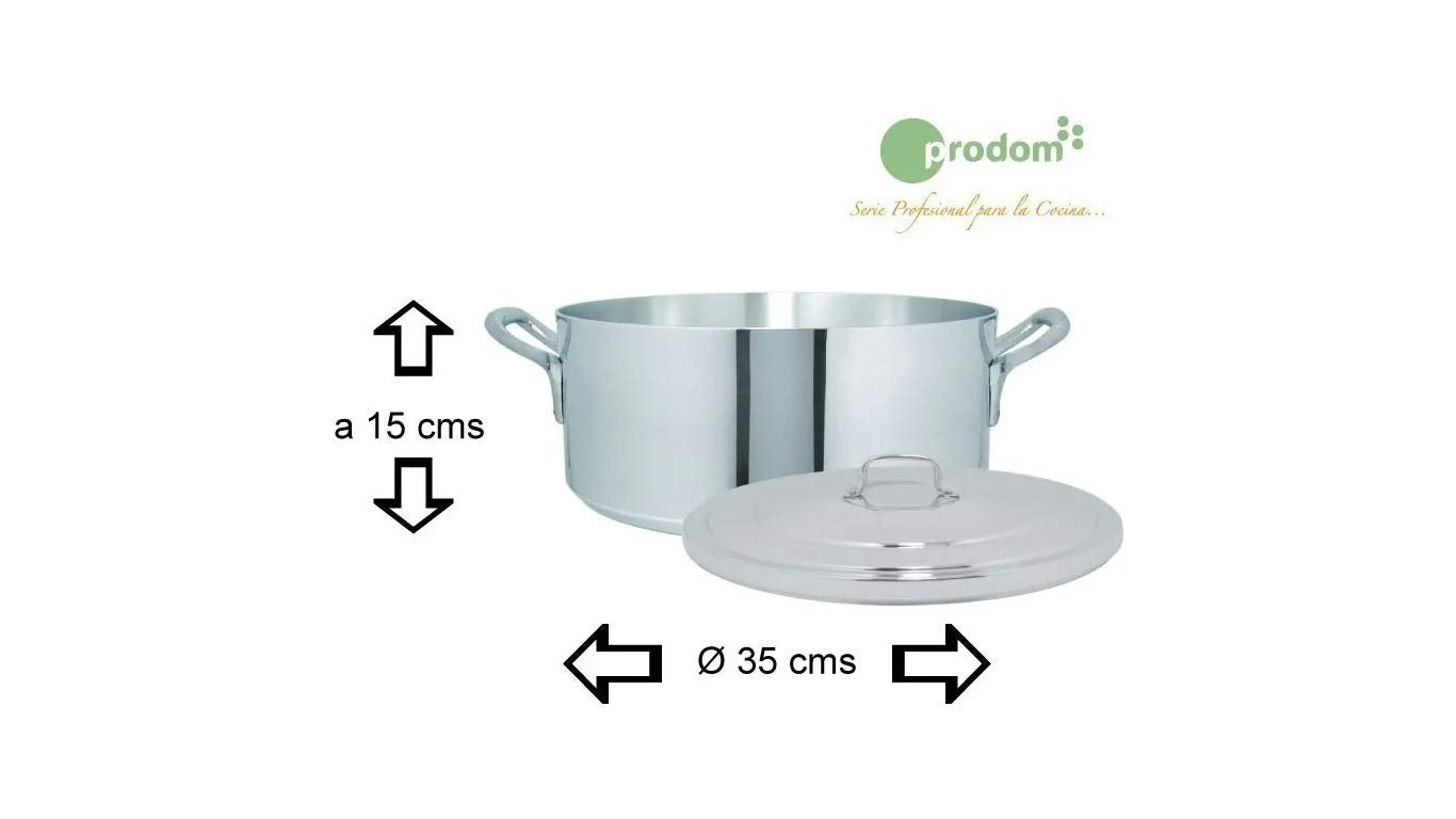 Arrocera Budinera 35 Cms Aluminio Triple Fuerte
