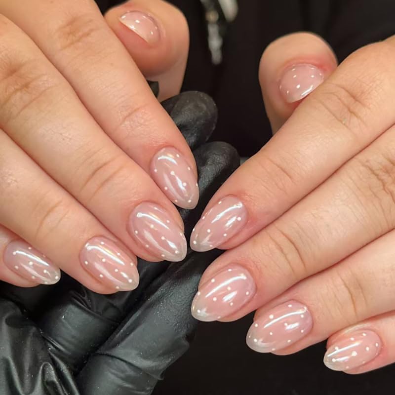 Woakess False Nail 1ml 24 Piezas U?as Postizas Cortas Largas