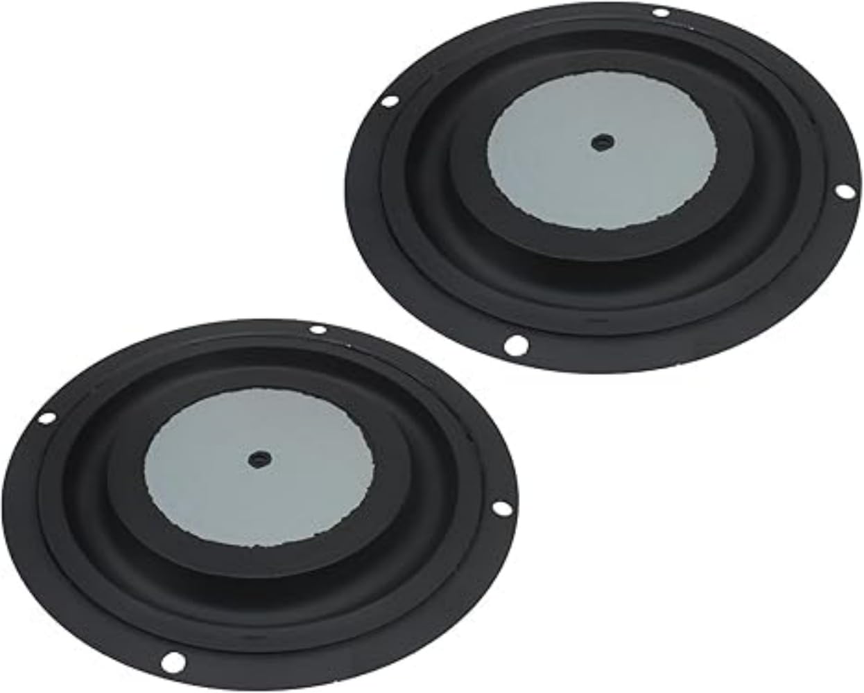 Película de radiador pasivo para subwoofer, membrana de altavoz de graves de 4 pulgadas, paquete de 2, reparación de altavoces DIY (redonda)