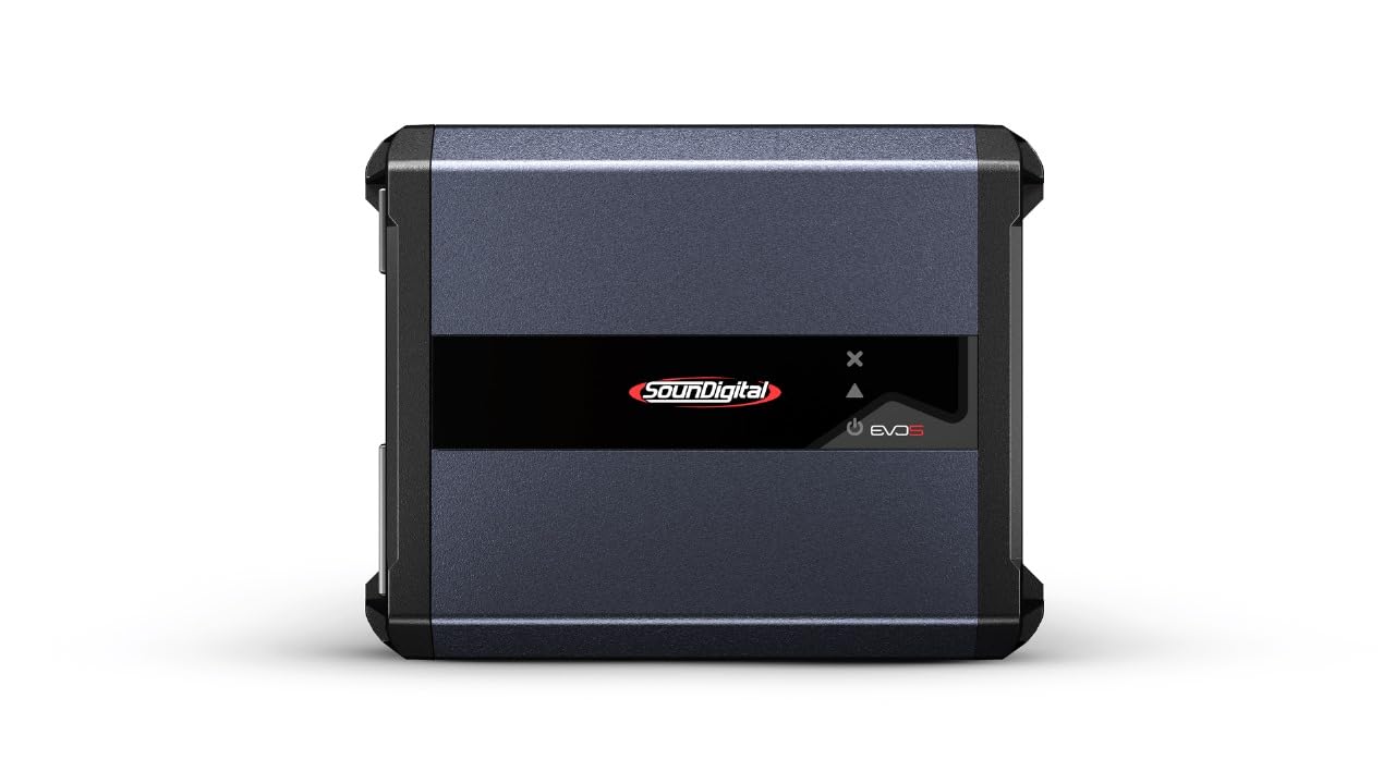 Amplificador de Coche SounDigital Alta Eficiencia 1600 Vatios RMS 4 Ohmios 1 Canal