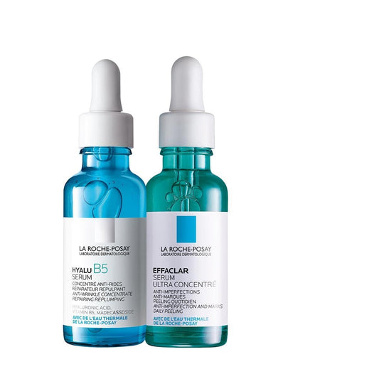 Kit Hidratante Anti-Marcas Hyalu B5 Serum + Effaclar Serum