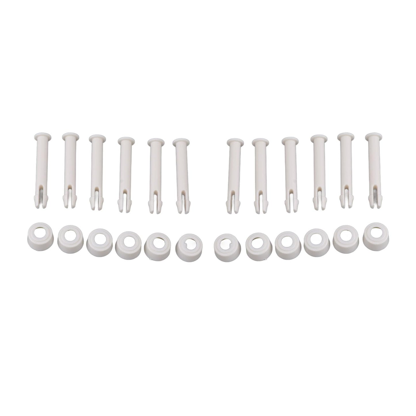 Bewinner Soporte para Clavos para Juntas de Piscinas, Práctico Juego de PVC de Protección Ambiental de 12 Pasadores para Pernos de Juntas de Piscinas para 28272 (6cm)