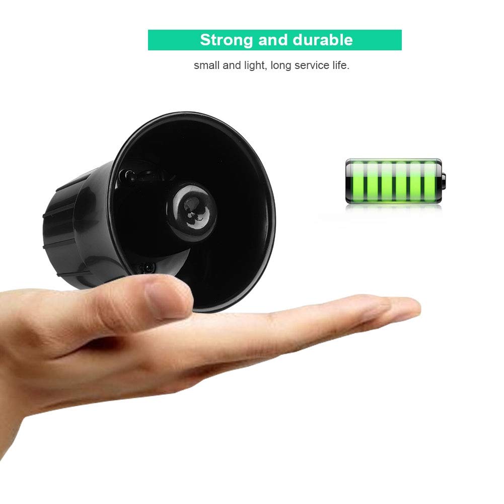 Sirena de Alarma 110 dB con Cable DC 12V para Protección de Seguridad en Hogar y Aire Libre