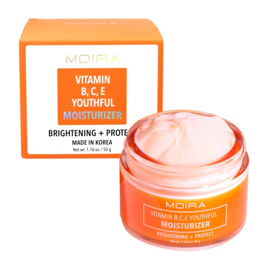 Moira Vitamin B, C, E Youthful Moisturizer Crema Hidratante Con Vitaminas B, C y E 50g