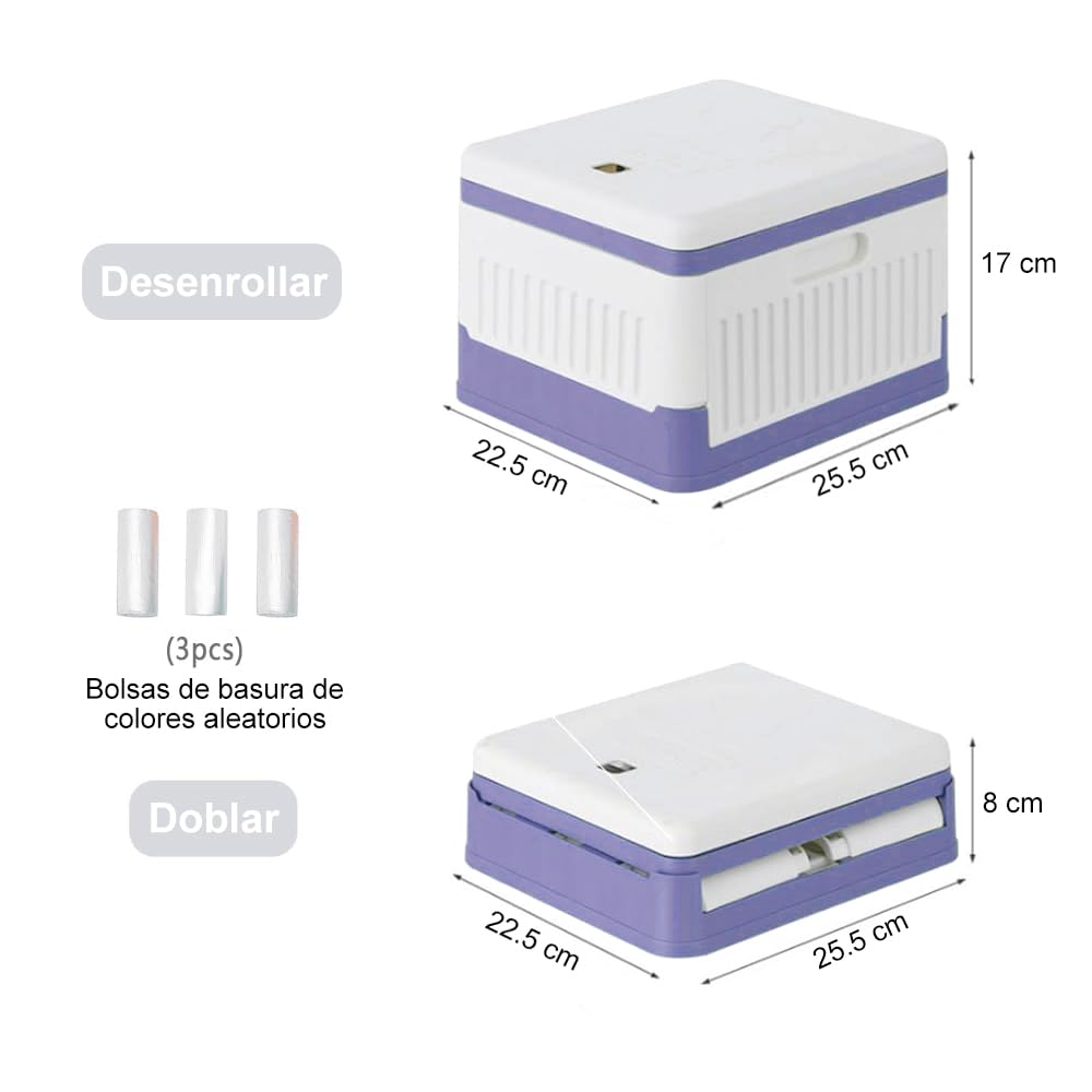Orinal Portátil Plegable Para Niños Baño Viajero Púrpura