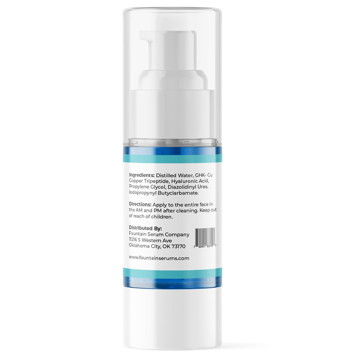 LYSMOSKI GHK-Cu Copper (1%) Tripeptide Serum with Hyaluronic Acid (1.5%) - Face and Scalp Serum#