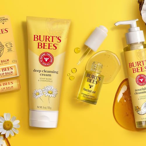 Burts Bees Soap Bark & Chamomile Deep Cleansing Cream for Unisex Soap 6 oz, empaque puede variar