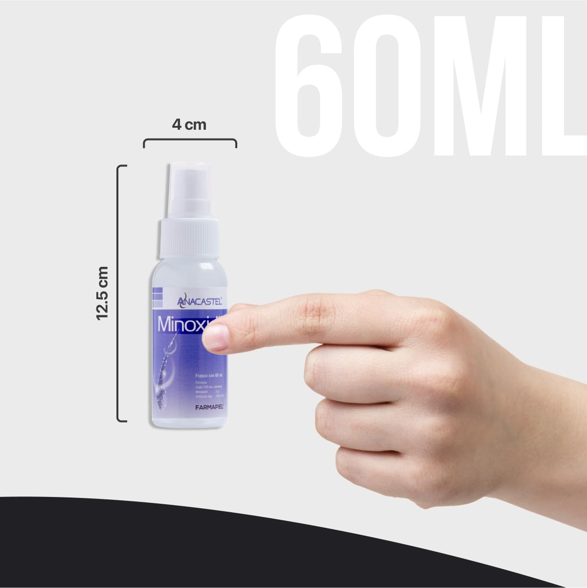 Spray Anticaída Anacastel Minoxidil 5% 60ml
