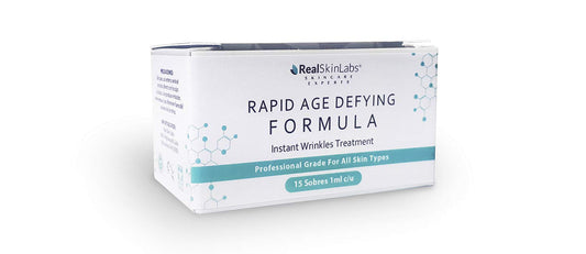 Rapid Age Defying Formula con Pantenol y Vitamina C/ ¡Reduce drásticamente las bolsas de los ojos, arrugas, líneas de expresión y la hinchazón AL INSTANTE!, además brinda suavidad a tu piel con cada aplicación gracias a la combinación de péptidos que logr