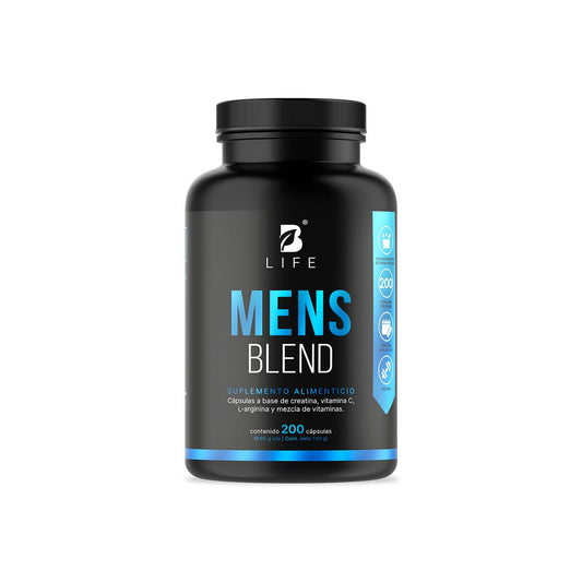 B Life Multivitamínico para Hombre | 200 Cápsulas | 650 mg por porción | Creatina Monohidratada, BCAA 2:1:1 (L-Leucina, L-Isoleucina, L-Valina) y L-Arginina | Ingredientes Naturales | Mens Blend.