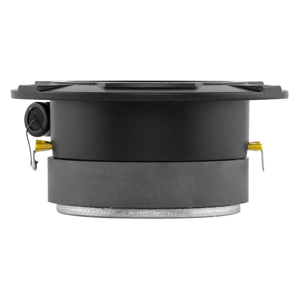 DS18 PRO-TWX1 Super Tweeter en plata – 1 pulgadas, marco de aluminio y diafragma, 240 W Max, 4 ohmios, crossover incorporado, los tweeters PRO son los mejores en el mercado de audio y voceteo Pro (par) – Plata altavoces coche vias coches pulgadas puerta e