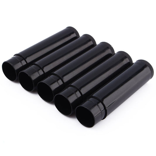 Bálsamo Labial Mini ZJchao Negro 100 Piezas Tubo de Viaje DIY