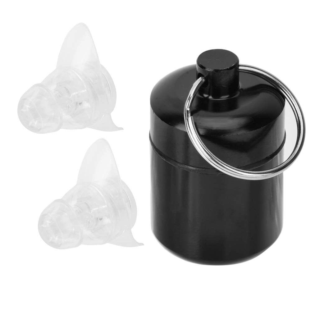 Tapones para los Oídos Alta Fidelidad Reducción de Ruido Protección Auditiva Transparente para Concierto y Festival de Música