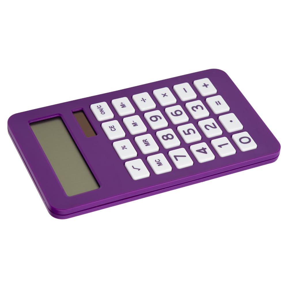 Calculadora JAM PAPER Morado visualización LCD 10 Dígitos