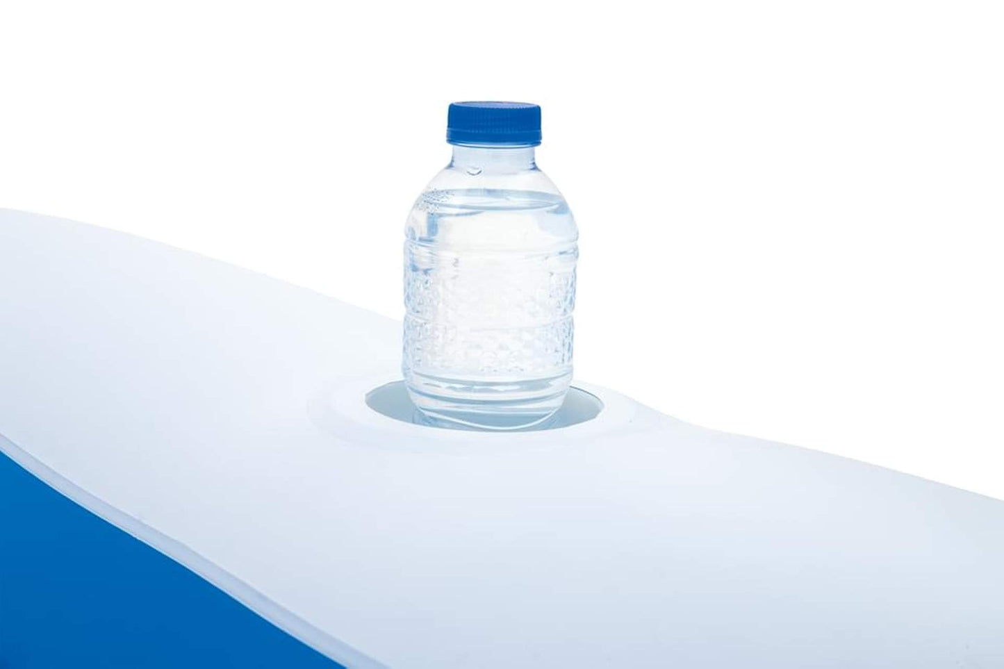 Alberca Familiar Lounge Piscina Inflable Bestway Azul Alberca Hinchable Pentagonal Alberca Azul con Blanco 2.13 mts
