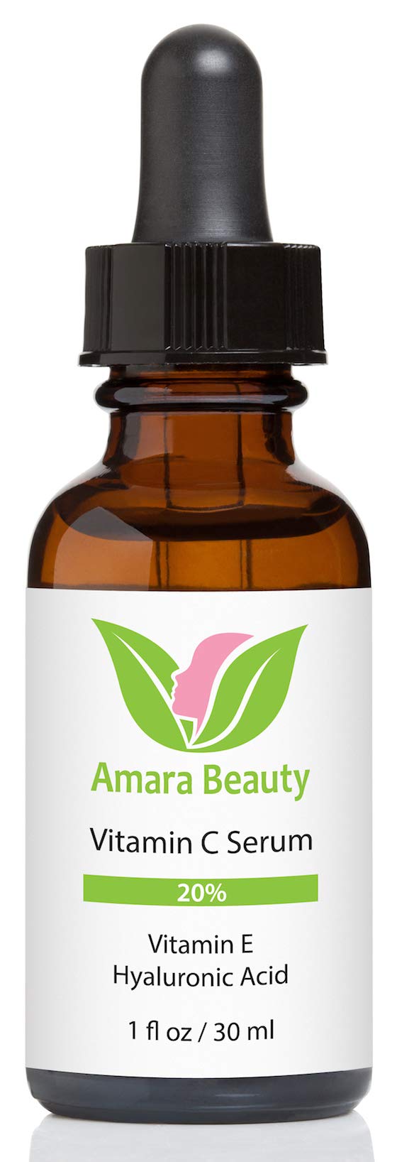 Serum Facial de Vitamina C 20% con Ácido Hialurónico y Vitamina E, 30ml - Amara Beauty - ¡Ilumina y Rejuvenece tu Piel!