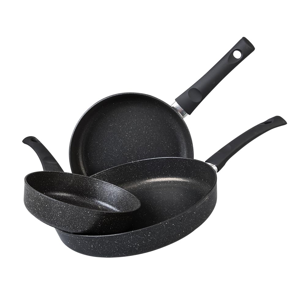 Cinsa Juego de Sartenes Forta Roca, 3 piezas, Aluminio Forjado (Sarten 20, 24 y 30 cm)