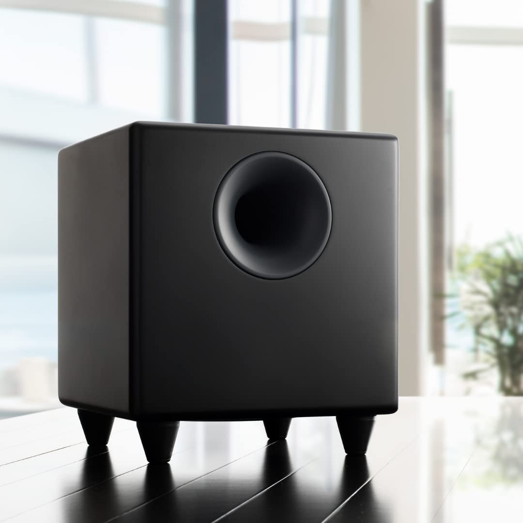 Audioengine S8: Altavoz subwoofer de 250 W con Amplificador Integrado para Audio doméstico