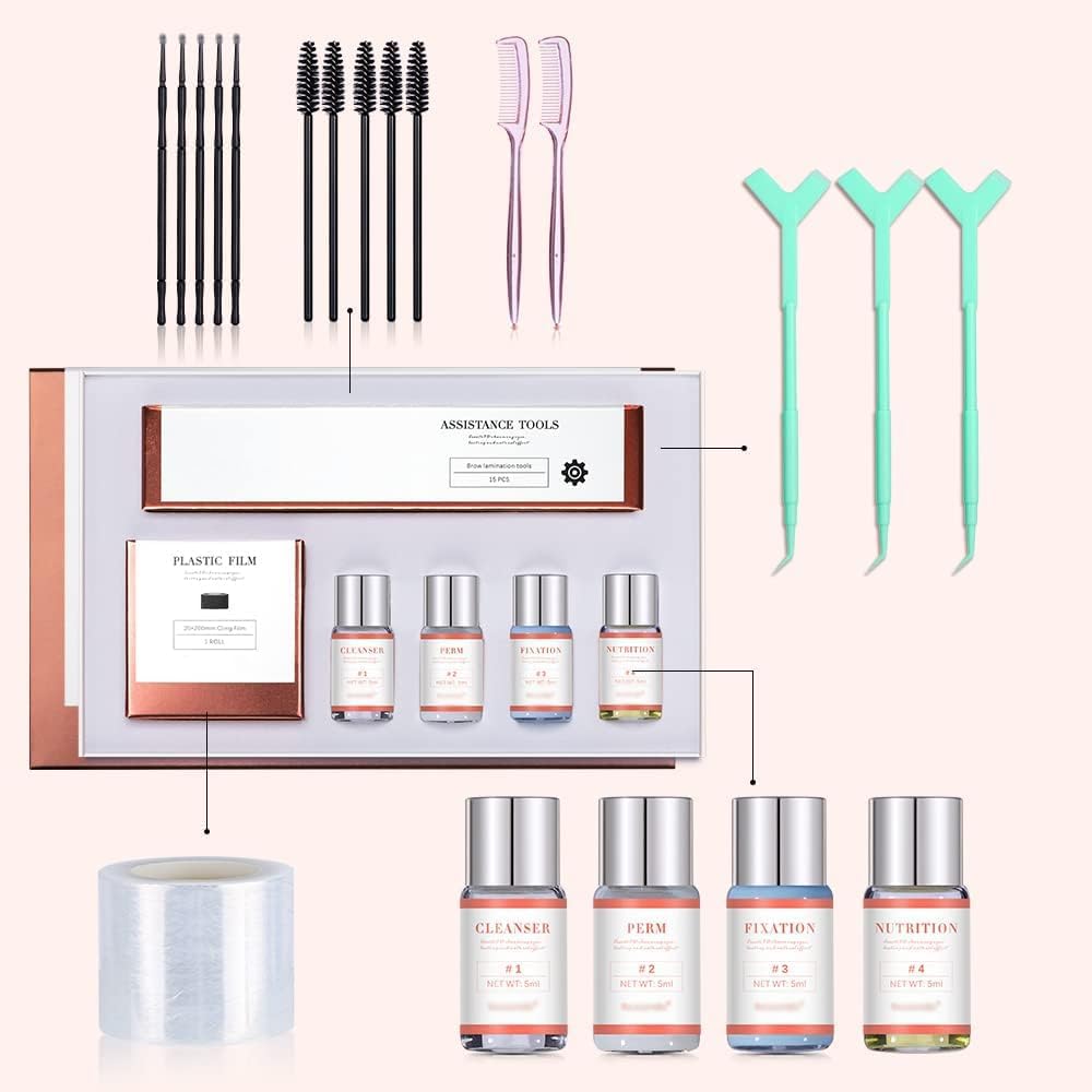 Kit de Laminación de Cejas Aofong Profesional con Queratina