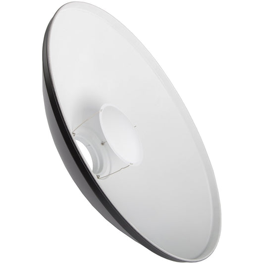 Plato de belleza interior blanco de 22 pulgadas con soporte Bowens