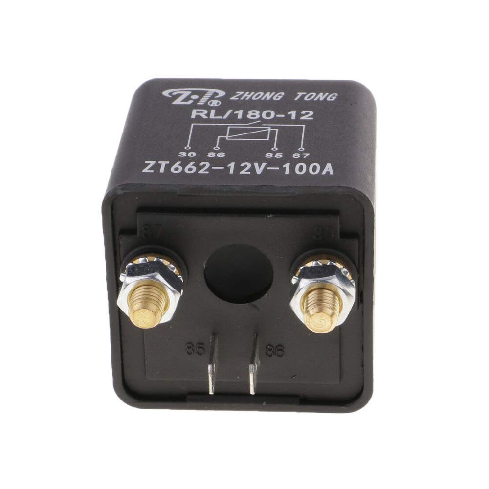 Relé de Coche Esupport Azul 12V 100A Tarea Pesada SPST 4 Pines RL180