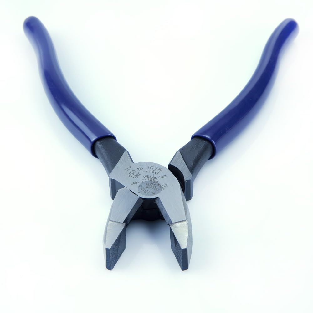 Klein Tools 80020 Juego de herramientas con alicates de lineman, cortadores diagonales y alicates de punta larga, con cuchillos endurecidos por inducción, 3 piezas