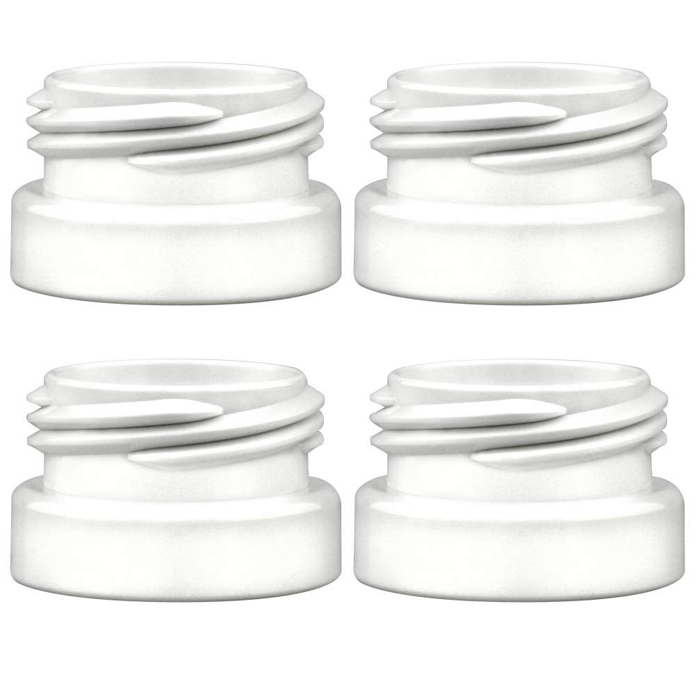 Adaptador de Rosca de Botella Maymom para Sistemas de Extractor de Leche de Boca Ancha (Compatible Universal) – 4 unidades