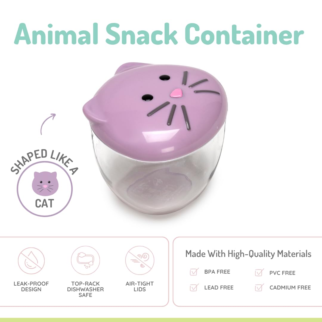 Melii Recipiente para aperitivos de animales (gato) 232 ml