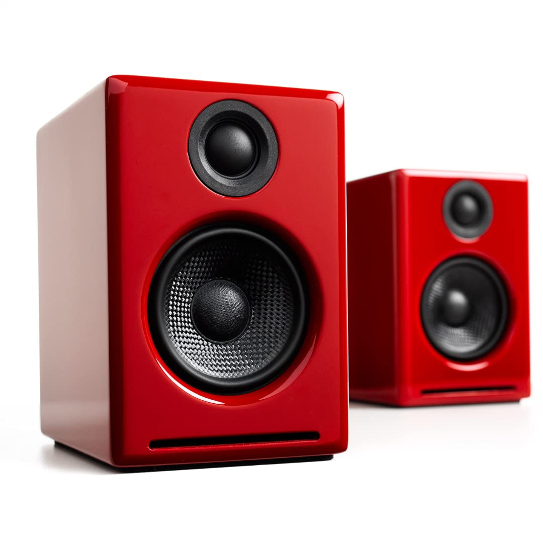 Audioengine Altavoces de Escritorio inalámbricos Bluetooth A2 Plus: Altavoces de computadora de 60 W para música y Juegos