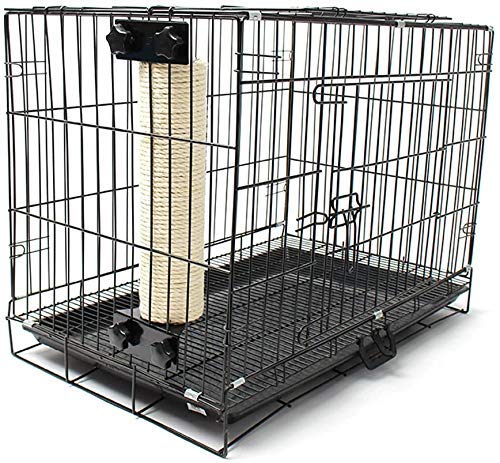 Rascador para Gatos ZFBIRD Beige Ahorro de Espacio para Moler Garras y Escalar