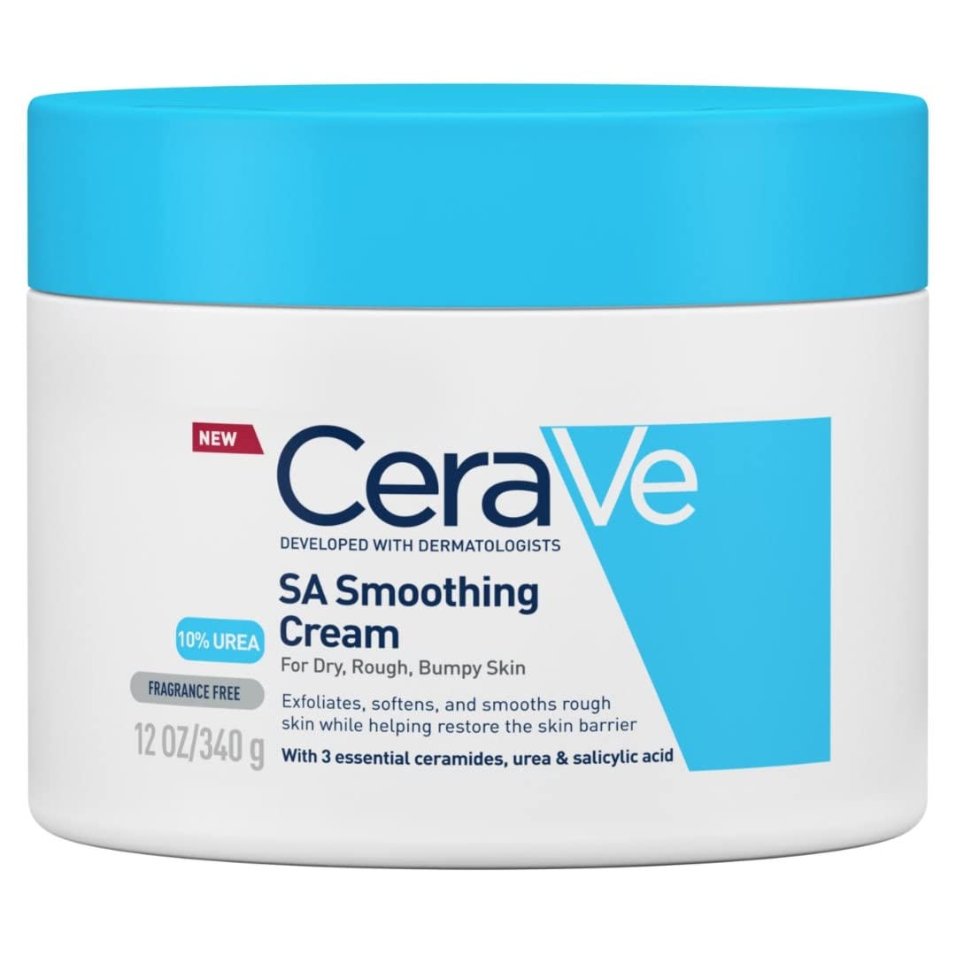 Cerave Cerave Sa Crema Alisadora Anti-Rugosidades |340Gr| Crema Exfoliante De Uso Corporal Para Piel Aspera Y Rugosa + Crema Hidratante |454gr| Hidrante diario para rostro y cuerpo para piel seca