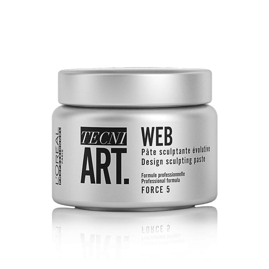 L'Oréal Professionnel Tecni Art | Cera Web | Pasta moldeadora| Para un acabado natural al cabello | Con fijación de larga duración y acabado brillante | 150ml