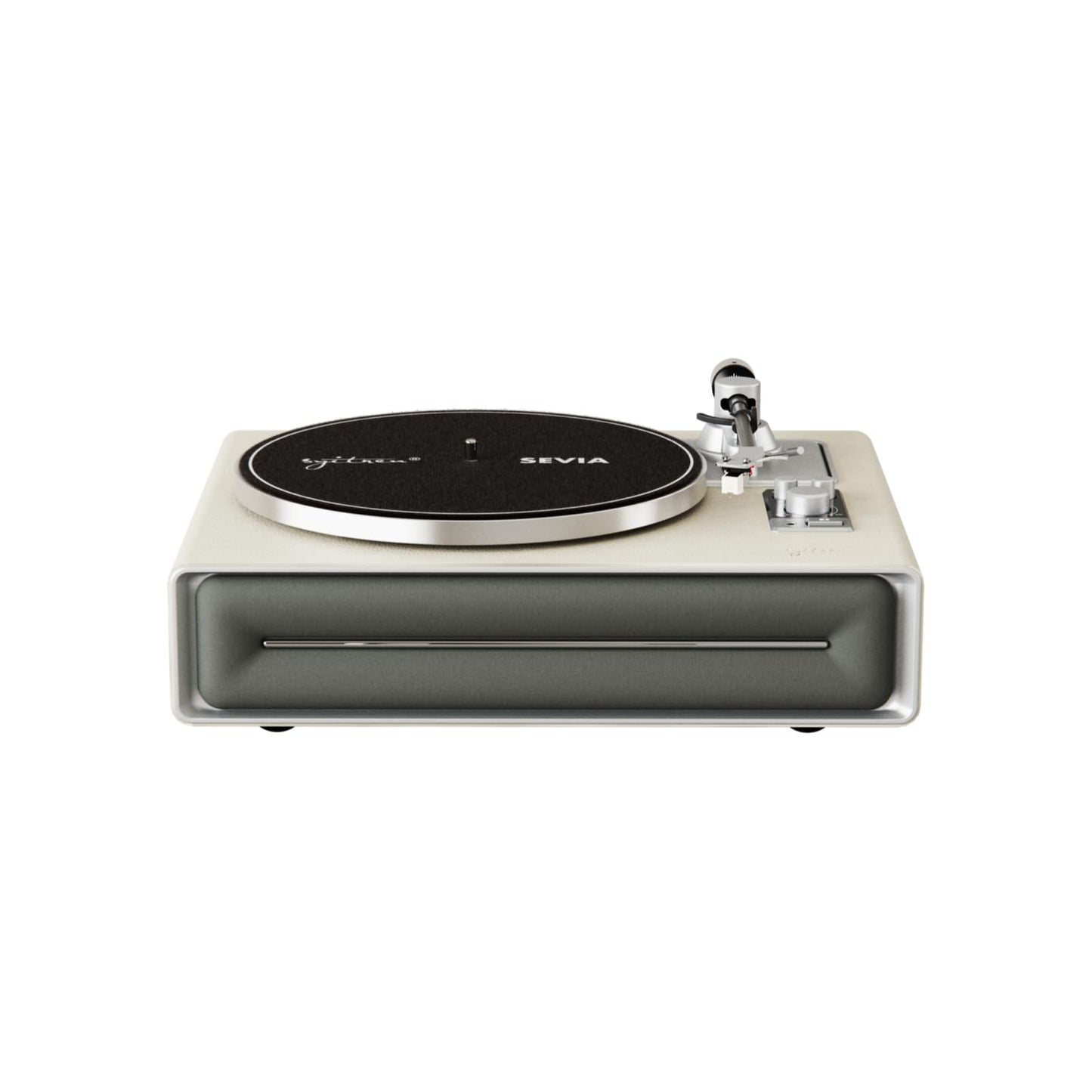syitren SEVIA - Tocadiscos clásico para discos de vinilo con altavoces incorporados Bluetooth retro fonógrafo