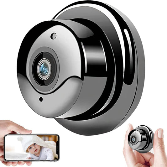 Cámara Con Visión Nocturna Cámara espía, Mini Camara Espia 2mp 1080p Wifi Inalámbric,con Visión Nocturna Detección de Movimiento Grabación en bucle para Interiores o Exteriores Admite Tarjeta Micro SD