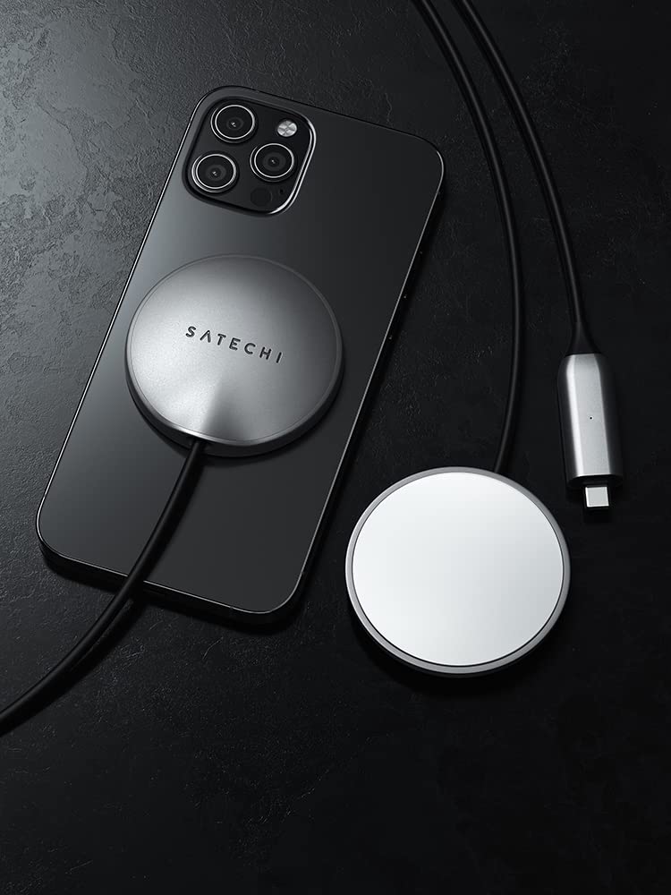 Cable de Carga Magnética Inalámbrica USB C Satechi para iPhone 15/14 Pro Max