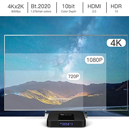 TV Box TX3 Mini Pro Android 10.0 Negro Quad Core 2GB RAM 4K Media Player