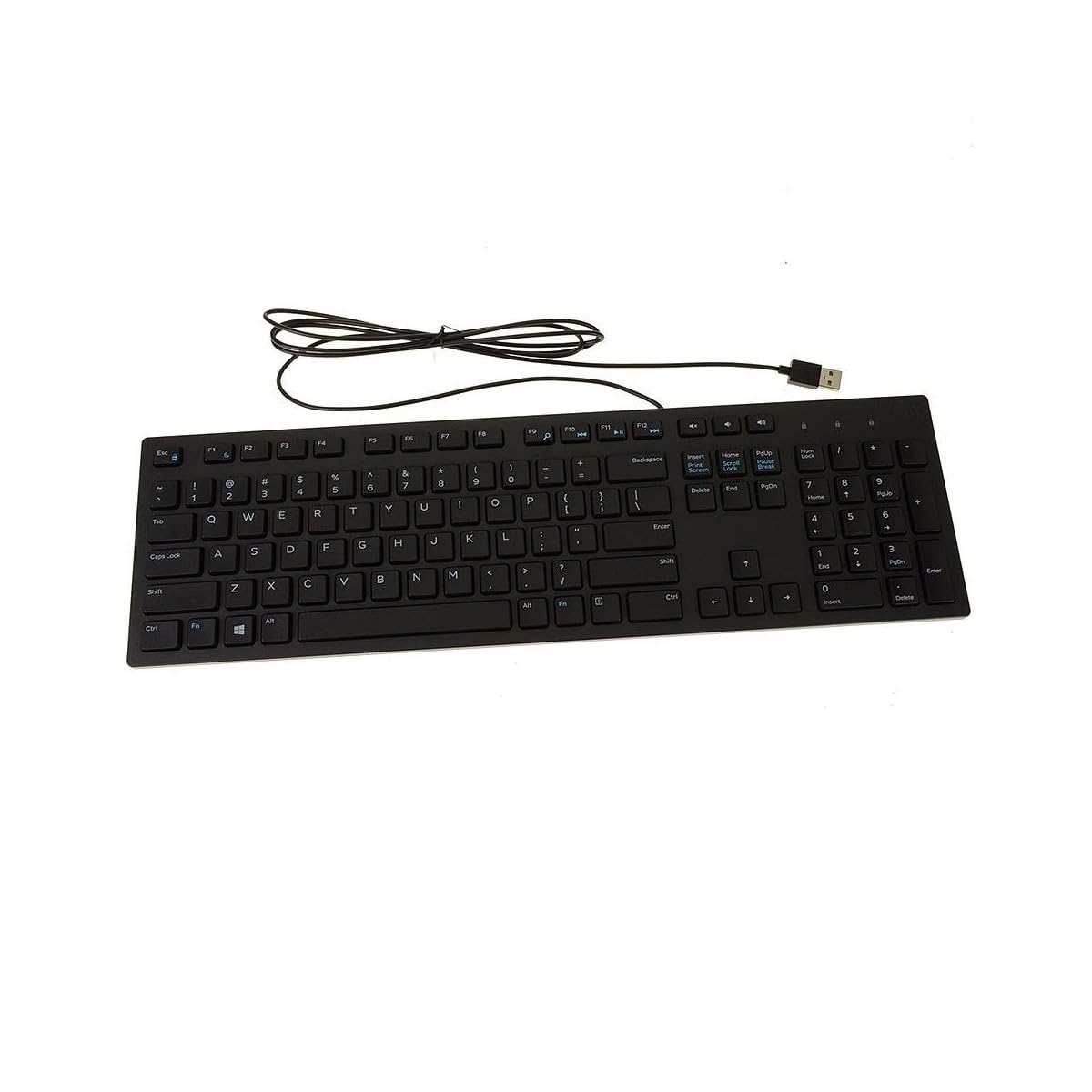 Teclado Alámbrico Dell Negro