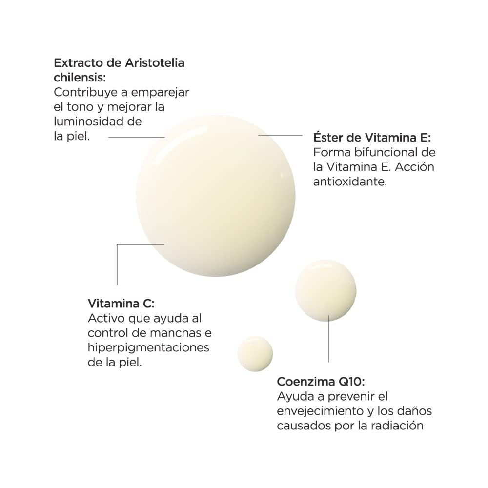 Reve Dermatologique | ClareSkin Serum - Suero Facial Aclarante - Extracto de Aristotelia Chilensis - Vitamina C, Vitamina E – Control de manchas - Todo tipo de piel – 30 ml