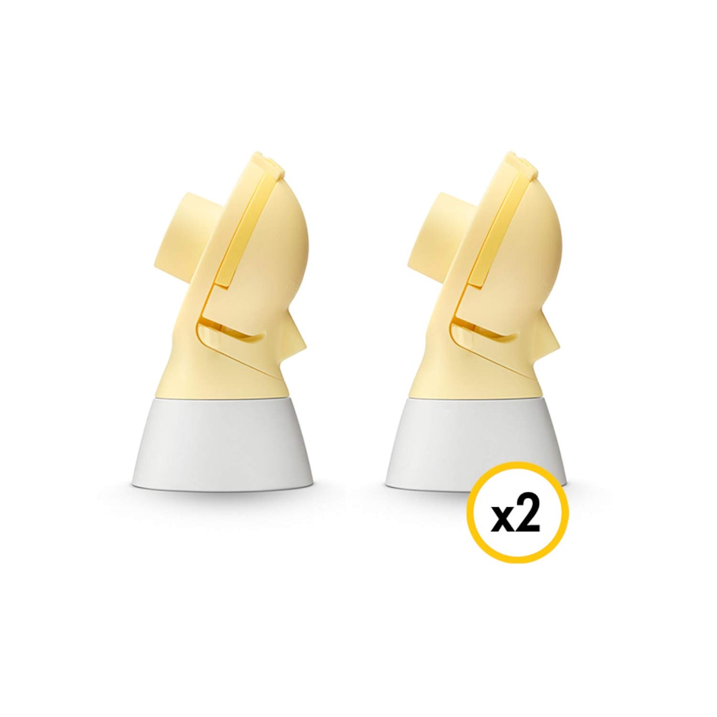 Conectores de Repuesto Medela Freestyle Flex Amarillo Originales 2 Piezas