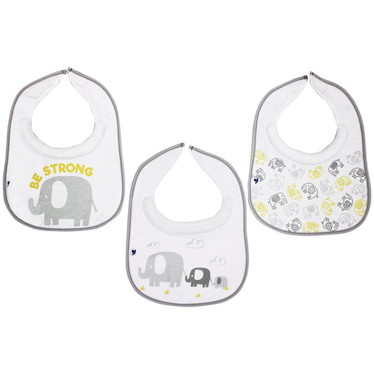 Set de Baberos Dami Gris Juego de 3